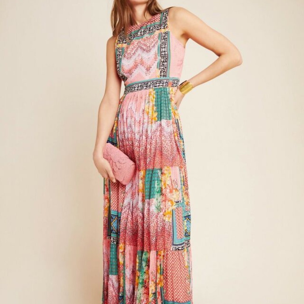 (NWT) Anthropologie Bhanuni by Jyoti Alessandra Maxi Dress